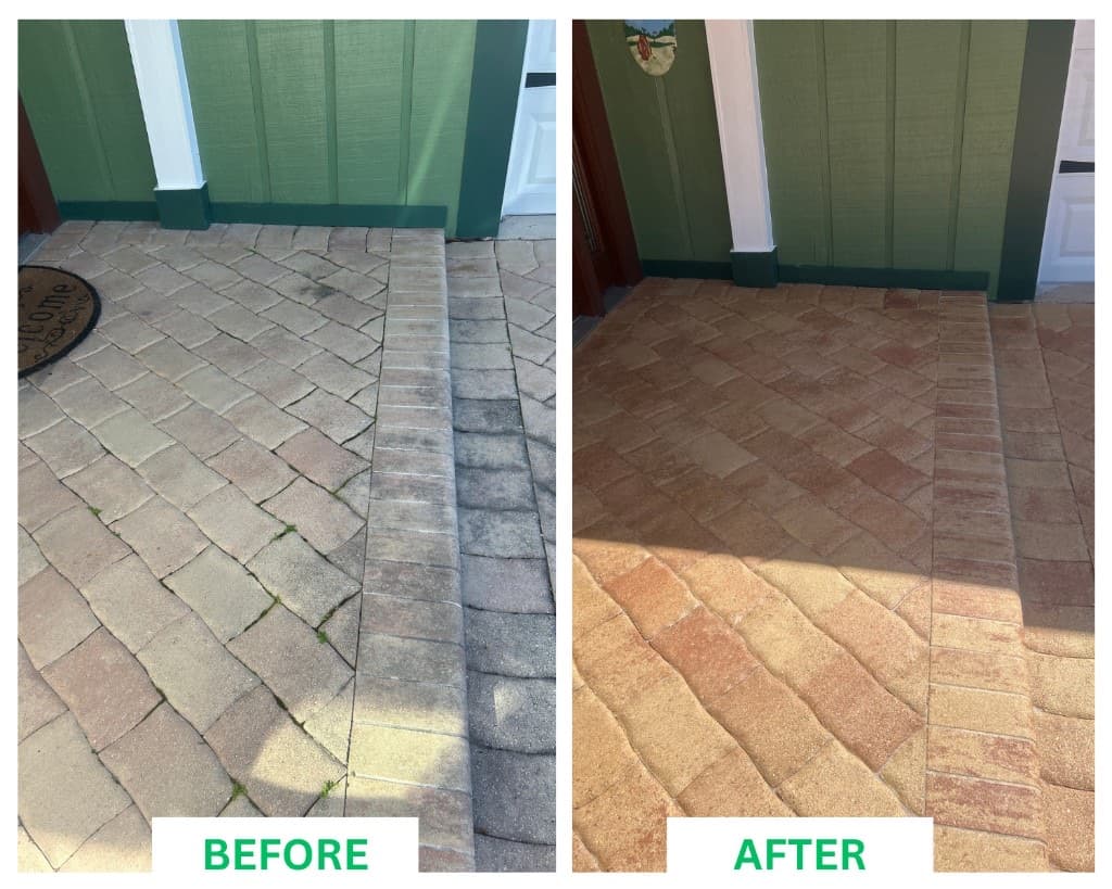 Front Entry Paver Restoration